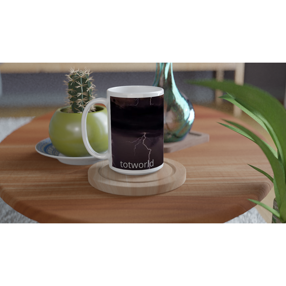 White 15oz Ceramic Mug