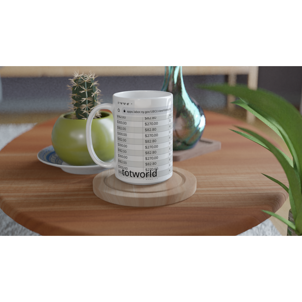 White 15oz Ceramic Mug