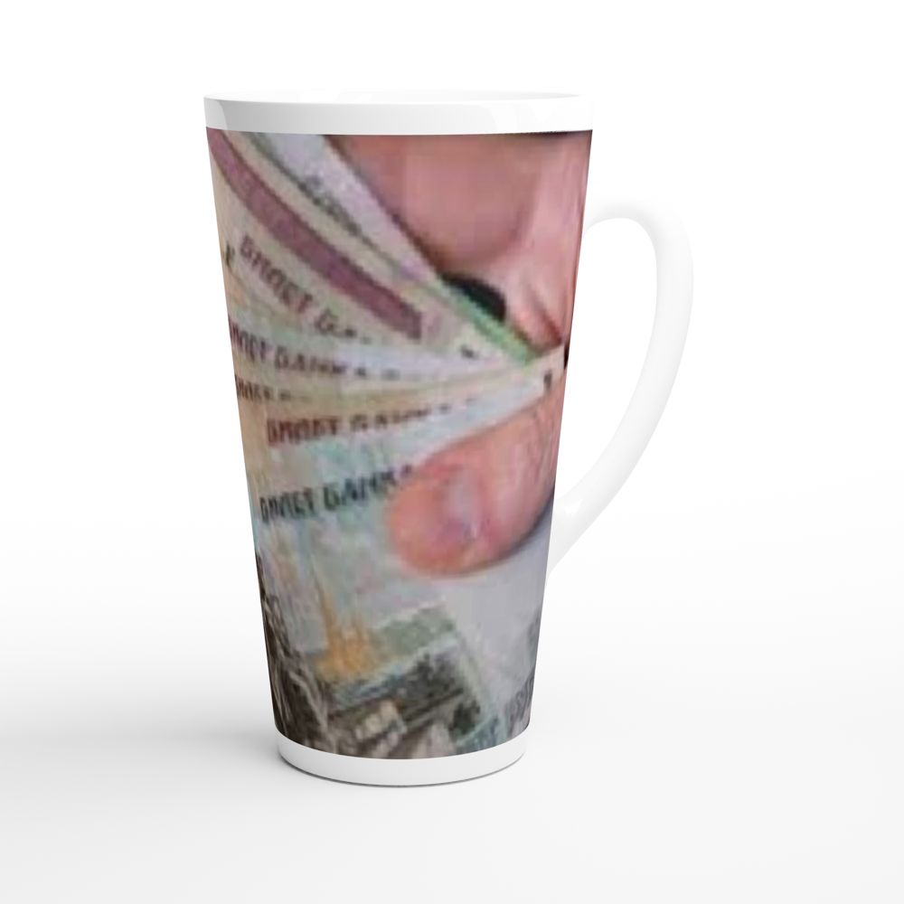 White Latte 17oz Ceramic Mug