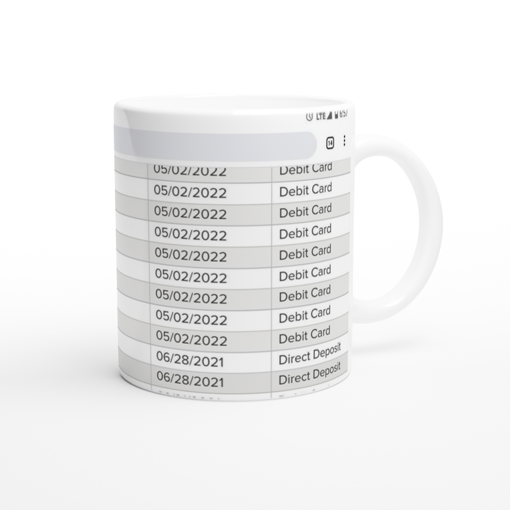 White 11oz Ceramic Mug