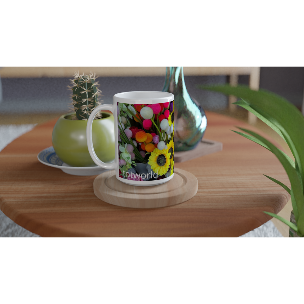 White 15oz Ceramic Mug