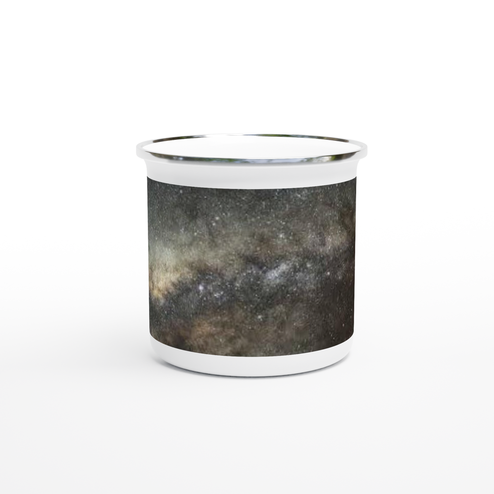 White 12oz Enamel Mug