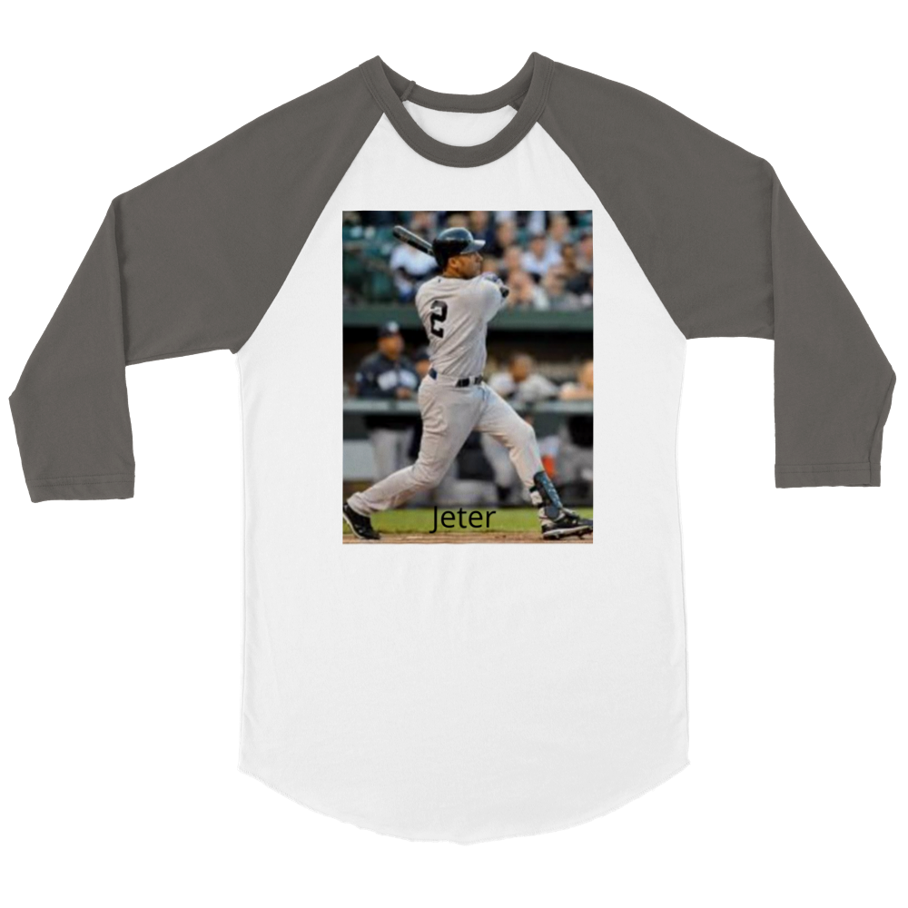 Unisex 3/4 sleeve Raglan T-shirt