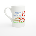 White 10oz Porcelain Slim Mug