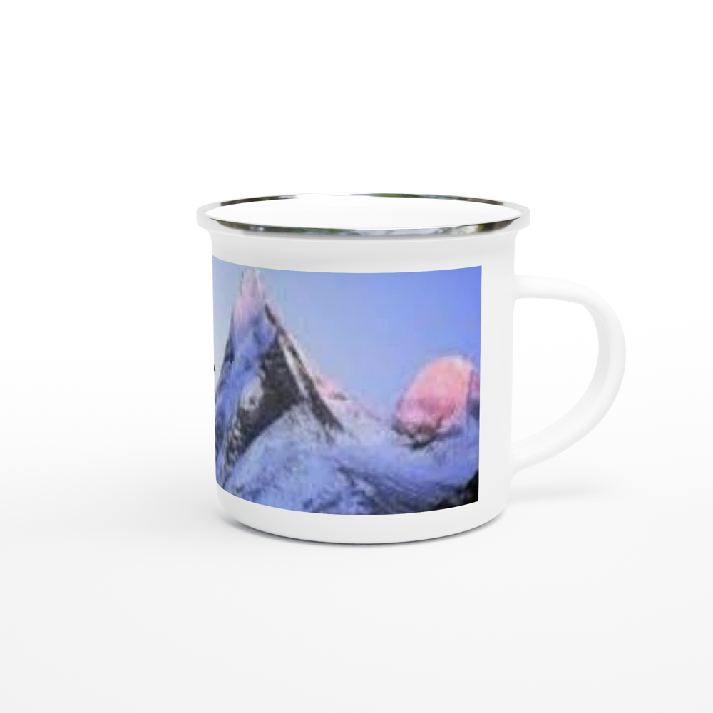 White 12oz Enamel Mug