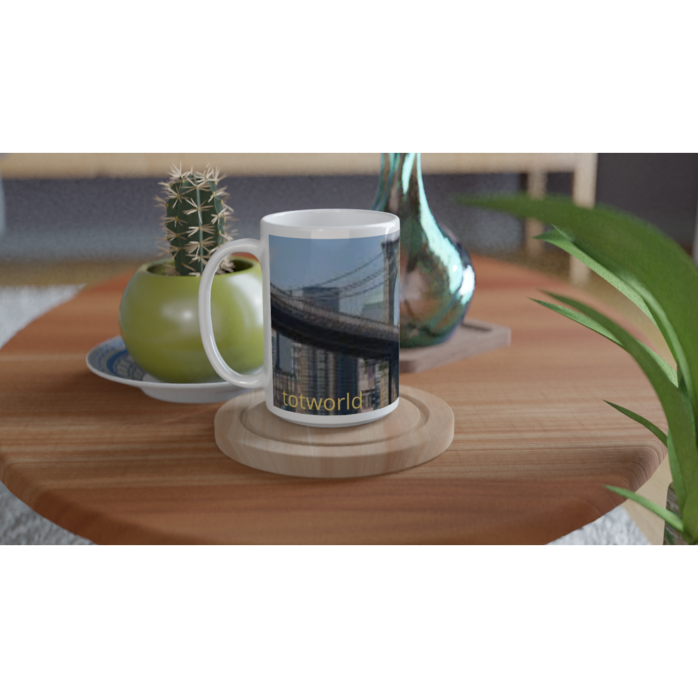 White 15oz Ceramic Mug