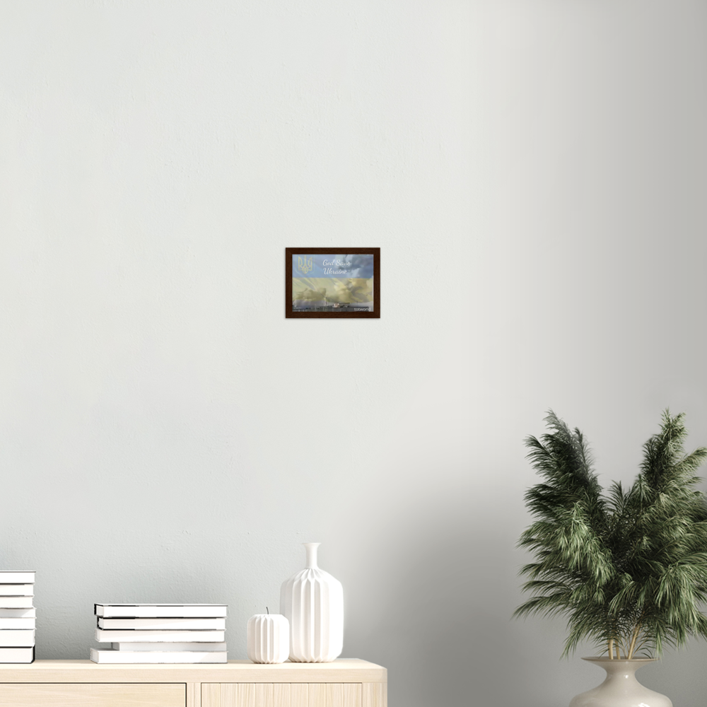 Archival Matte Paper Wooden Framed Poster