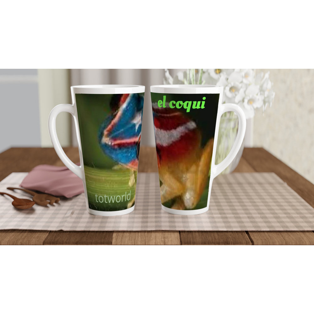 White Latte 17oz Ceramic Mug