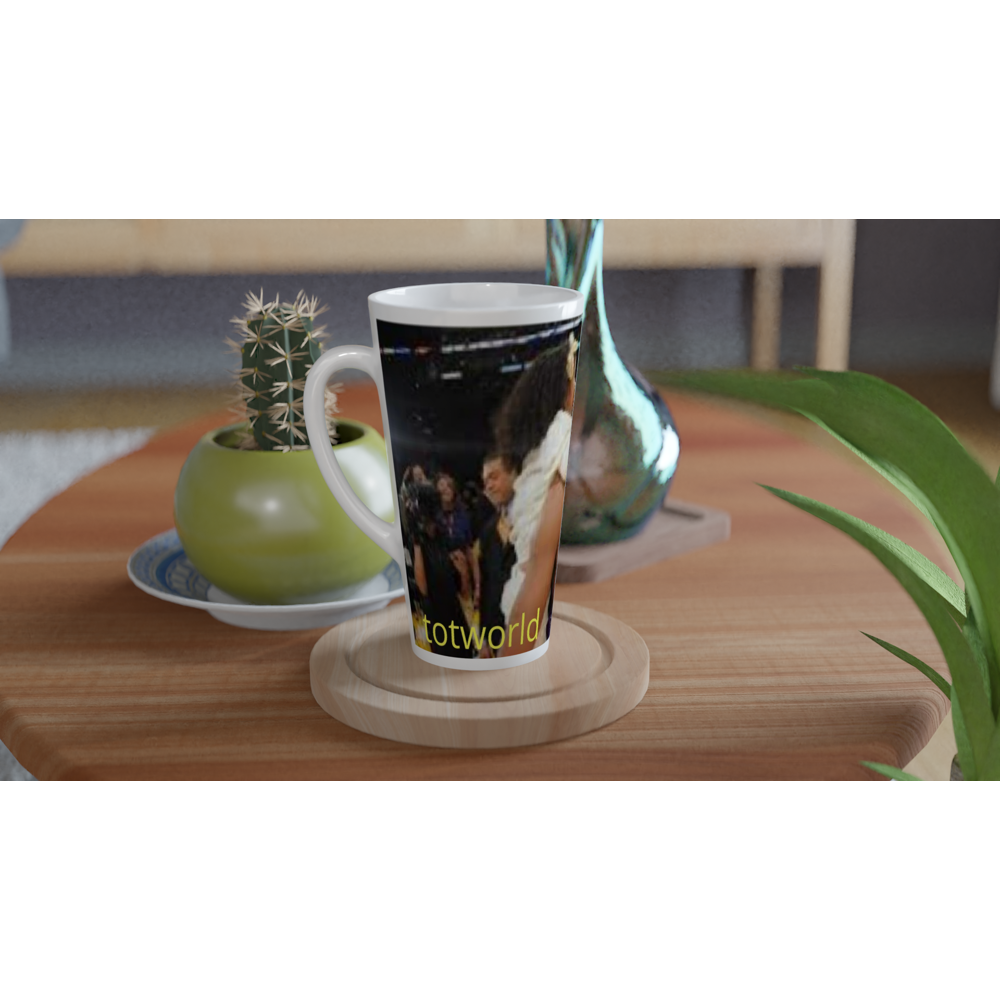 White Latte 17oz Ceramic Mug