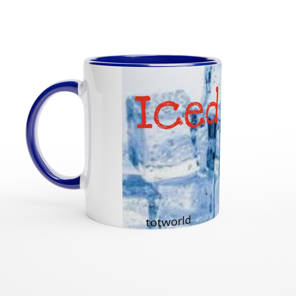 White 11oz Ceramic Mug with Color Inside