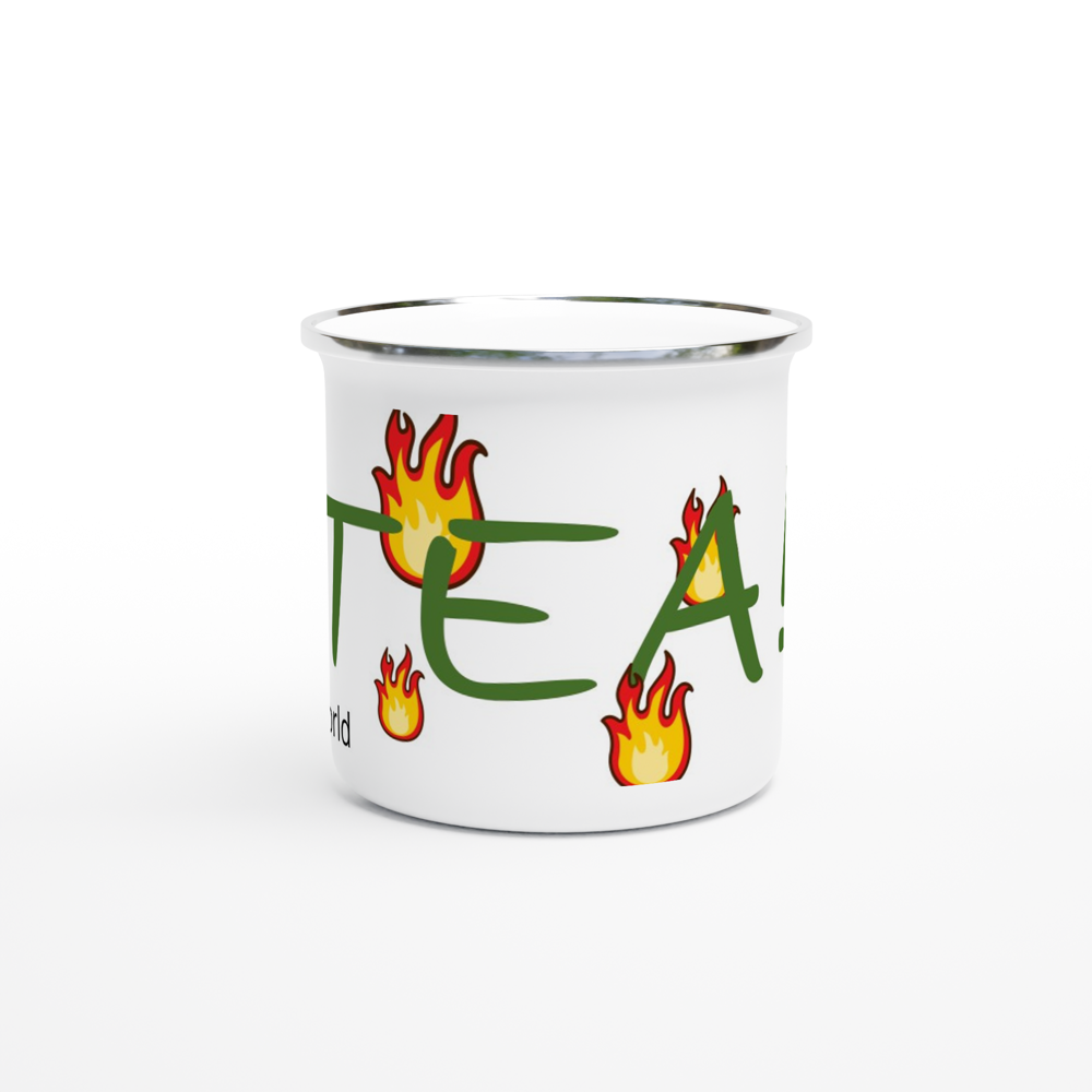 White 12oz Enamel Mug