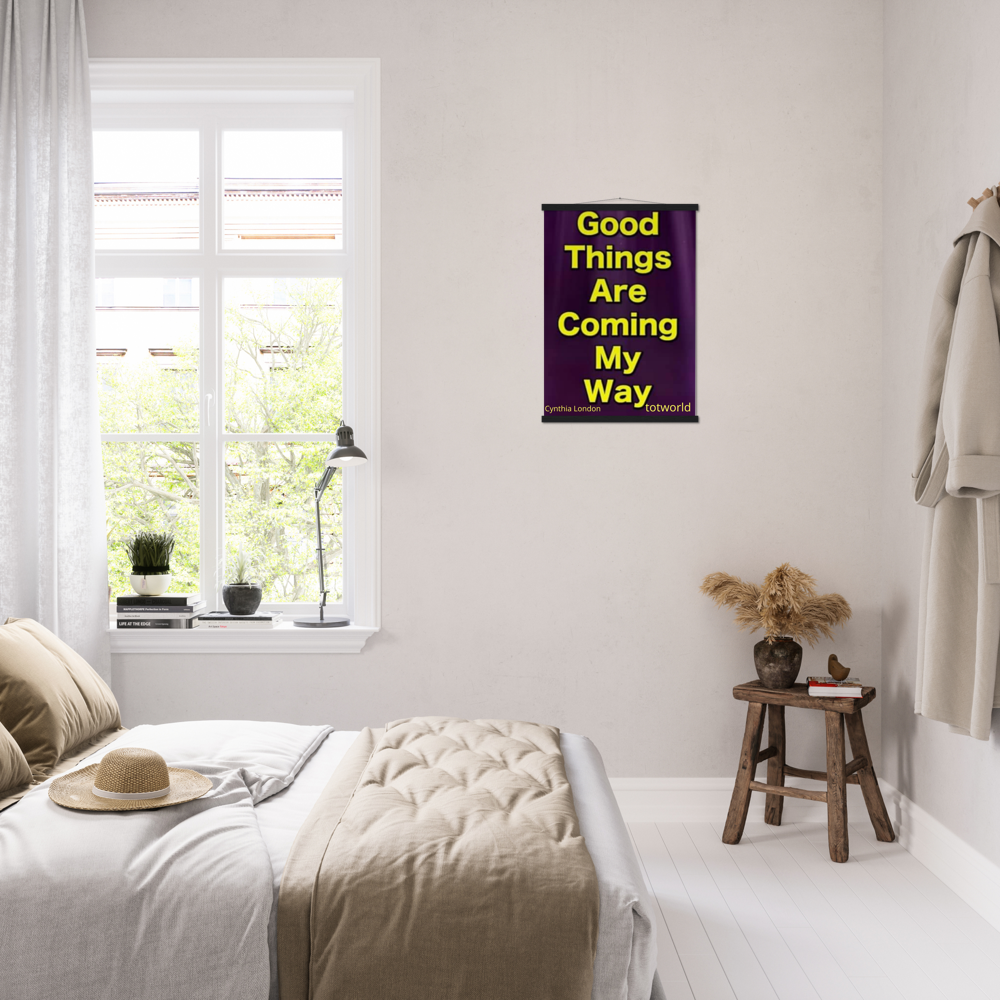 Premium Semi-Glossy Paper Poster & Hanger