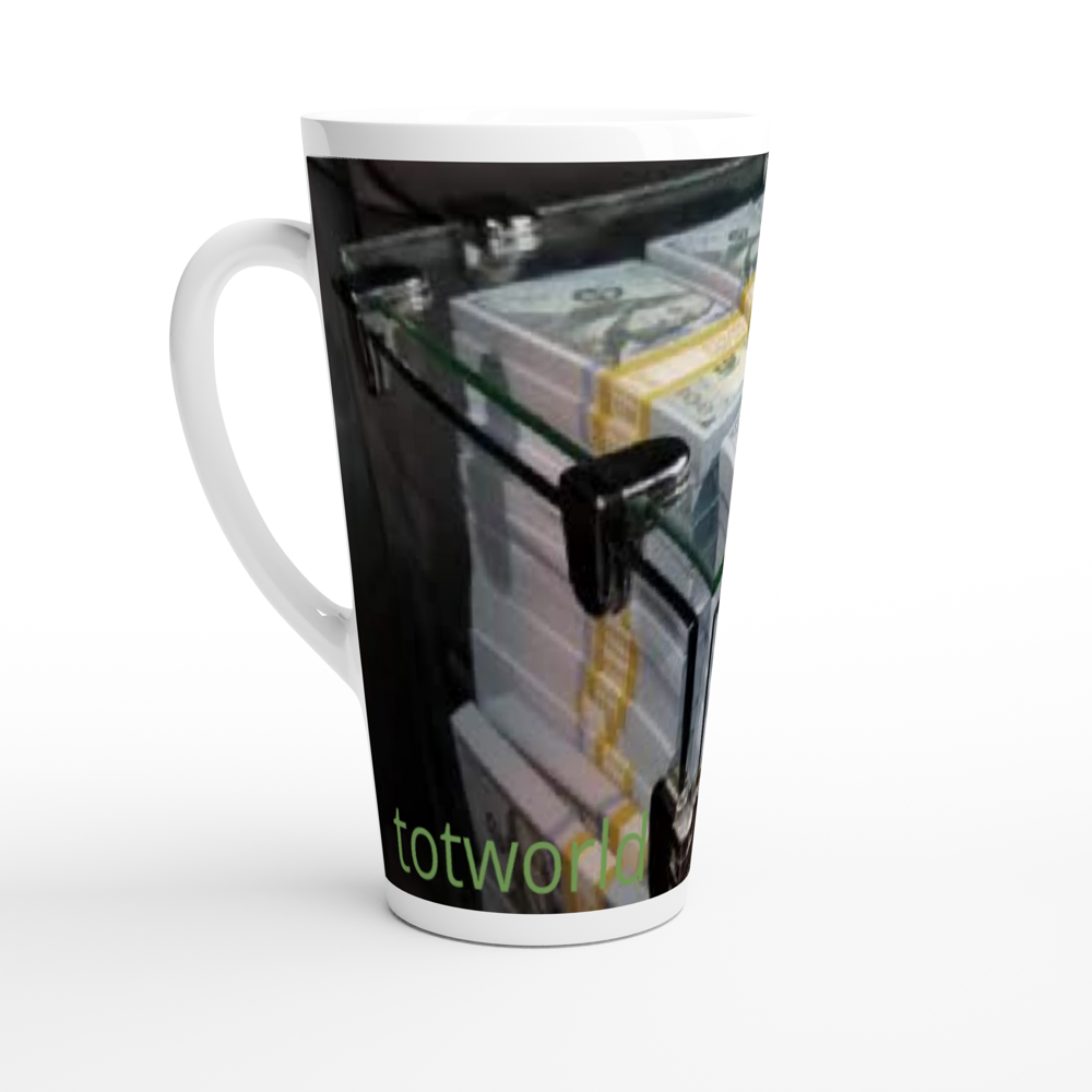 White Latte 17oz Ceramic Mug