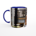 White 11oz Ceramic Mug with Color Inside