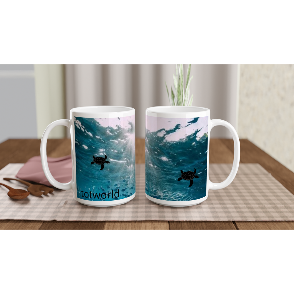 White 15oz Ceramic Mug