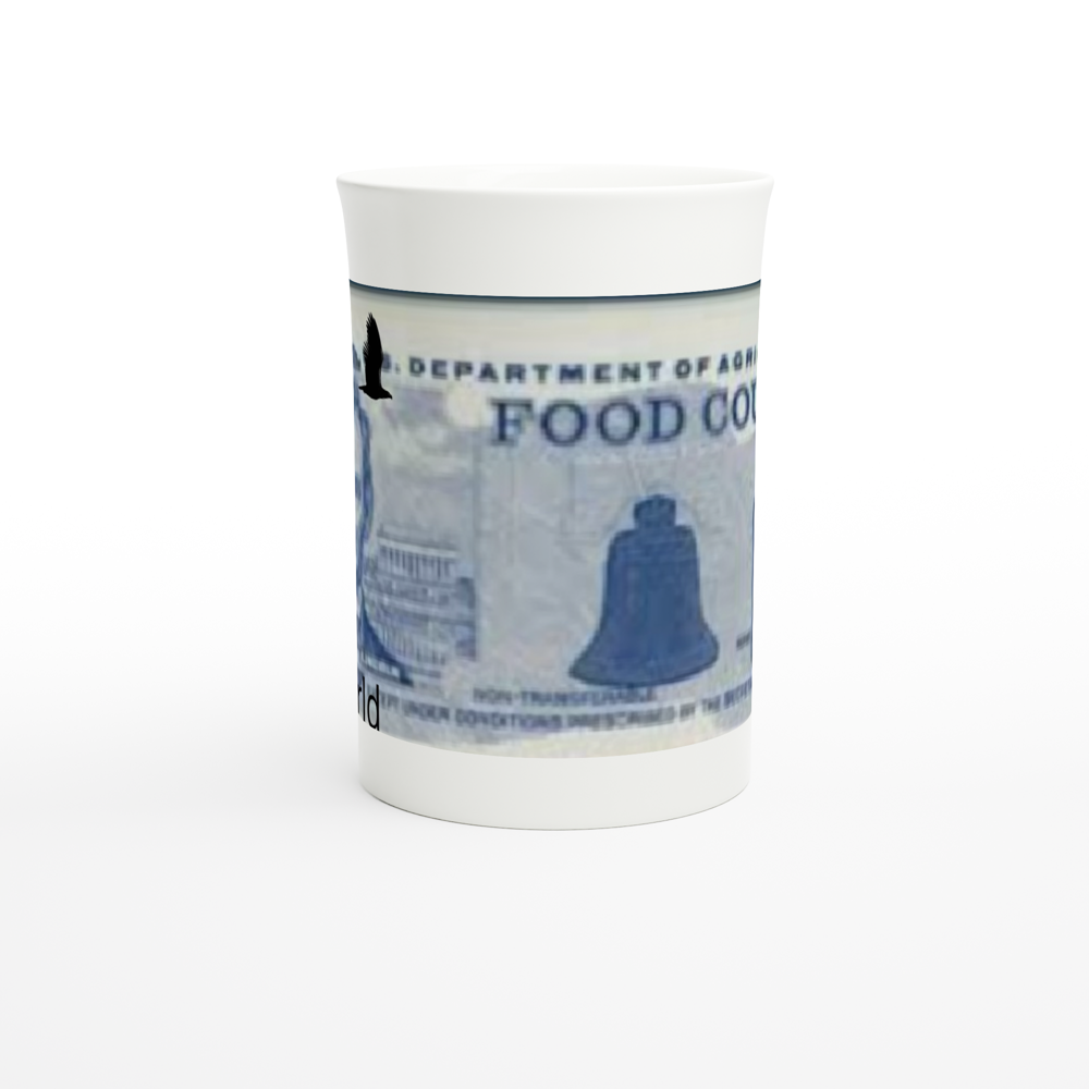 White 10oz Porcelain Slim Mug