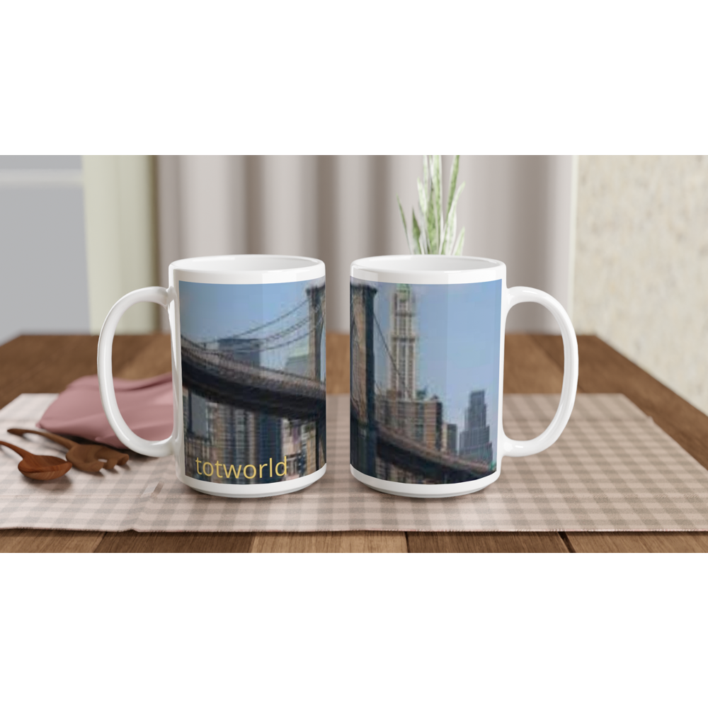 White 15oz Ceramic Mug