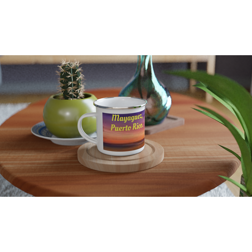 White 12oz Enamel Mug