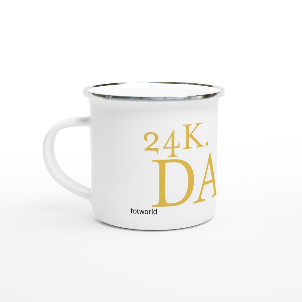 White 12oz Enamel Mug
