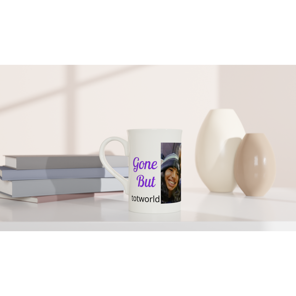 White 10oz Porcelain Slim Mug