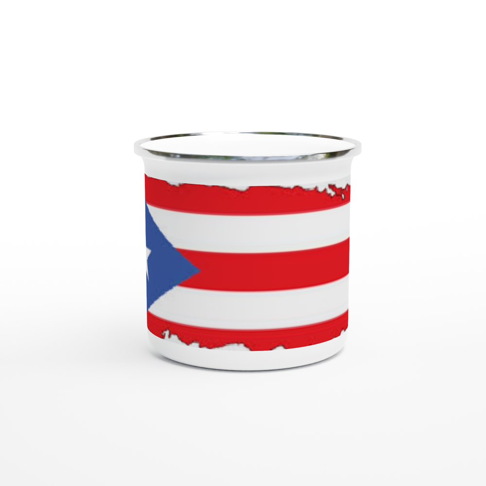 White 12oz Enamel Mug