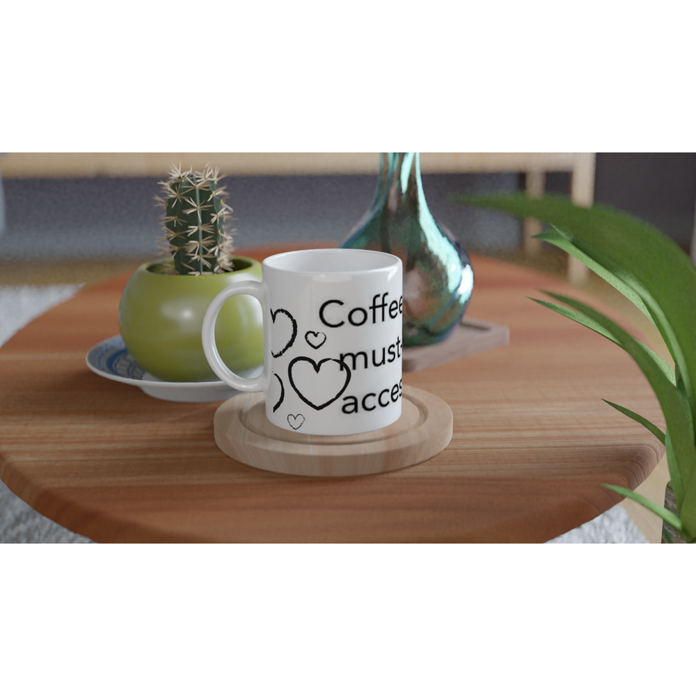 White 11oz Ceramic Mug
