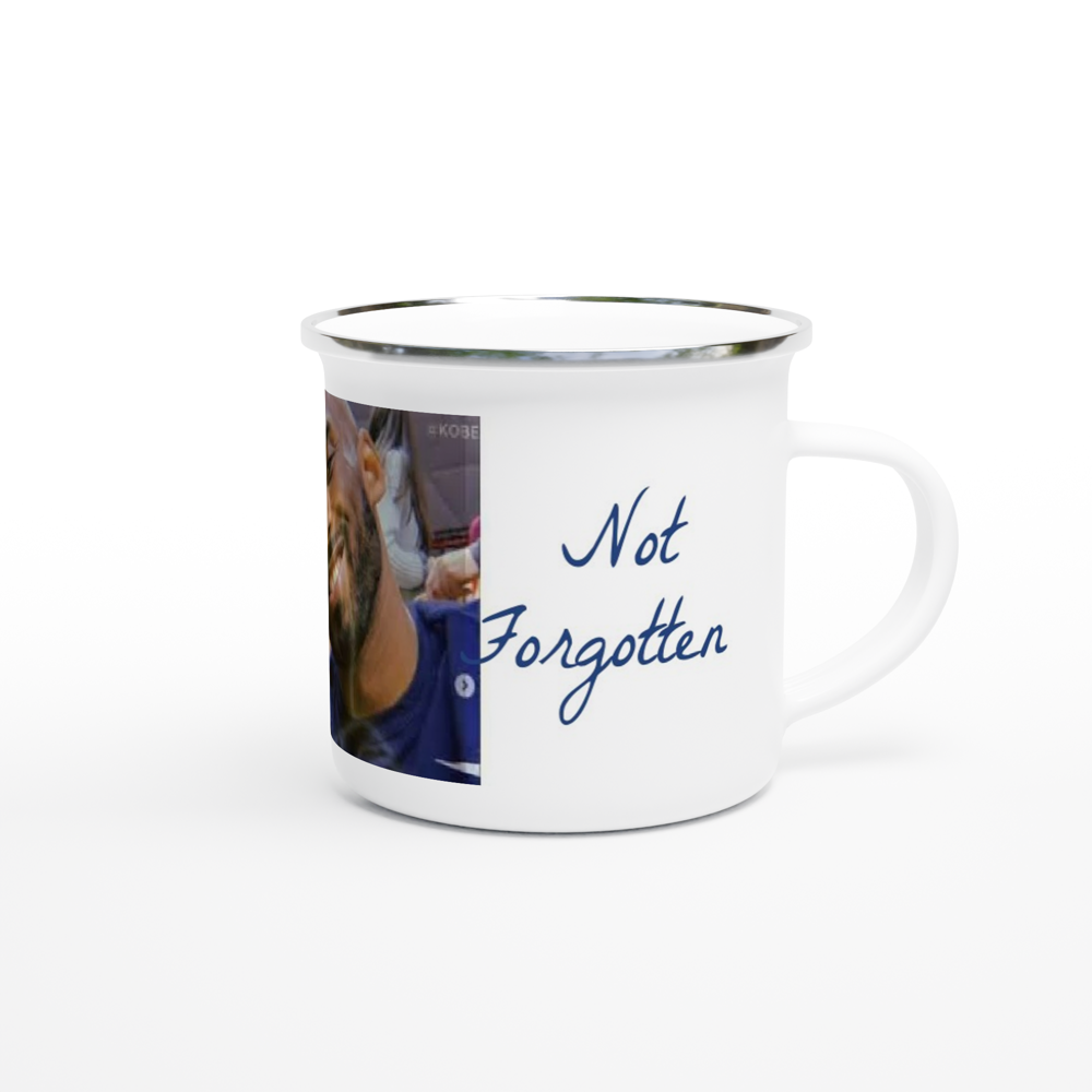 White 12oz Enamel Mug
