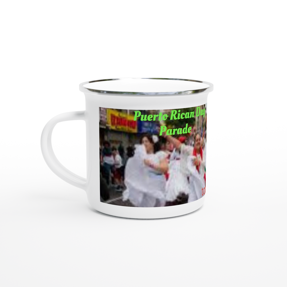 White 12oz Enamel Mug
