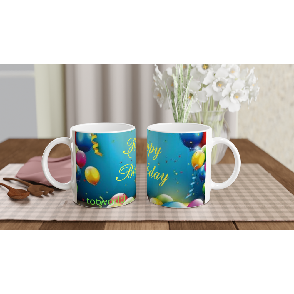 White 11oz Ceramic Mug