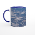White 11oz Ceramic Mug with Color Inside