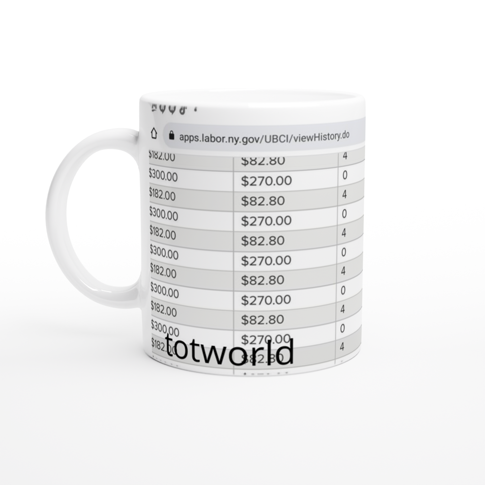White 11oz Ceramic Mug