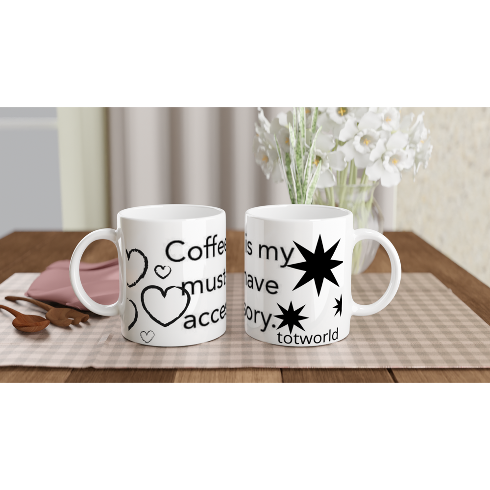 White 11oz Ceramic Mug