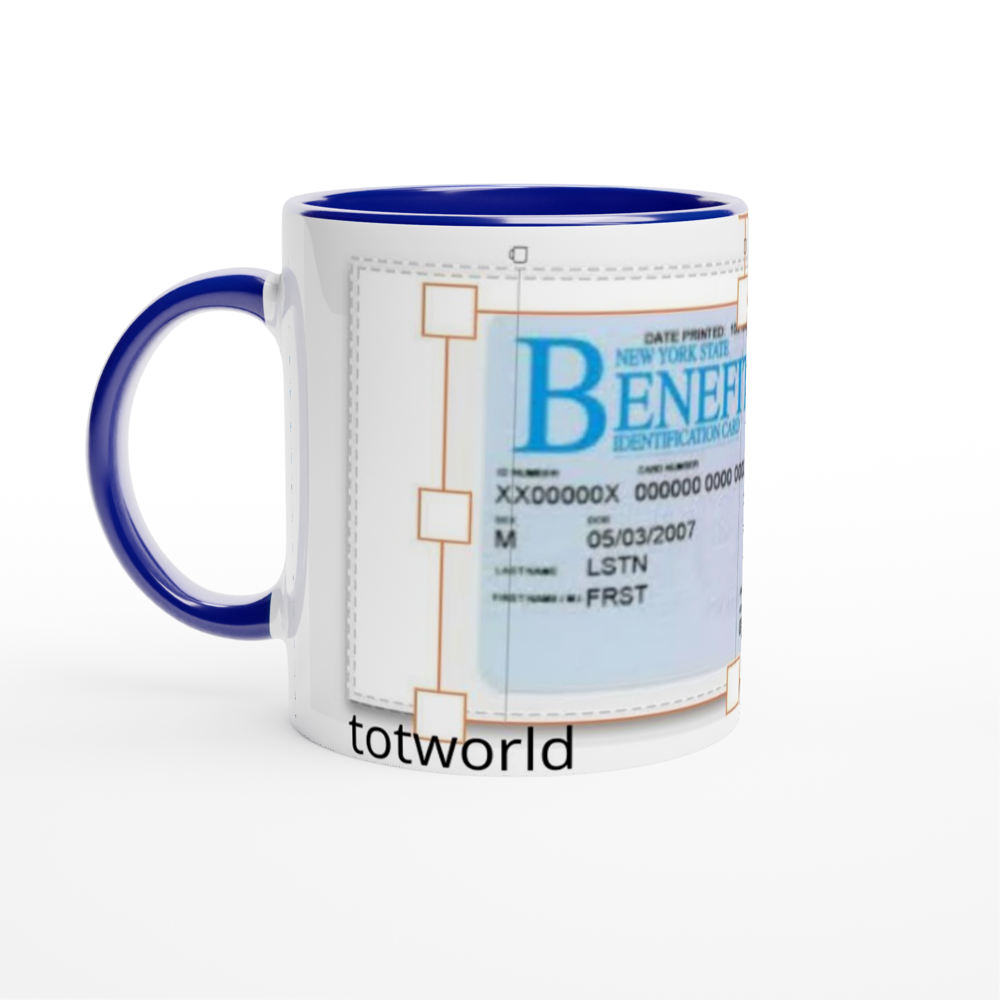 White 11oz Ceramic Mug with Color Inside