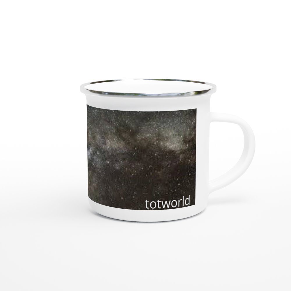 White 12oz Enamel Mug