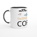 White 11oz Ceramic Mug with Color Inside