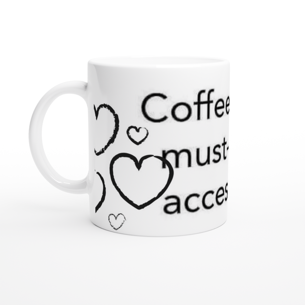 White 11oz Ceramic Mug