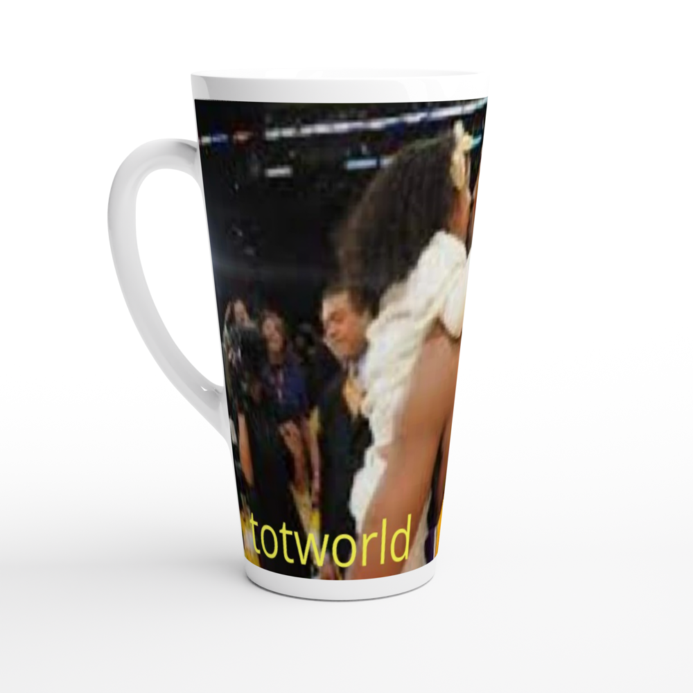 White Latte 17oz Ceramic Mug