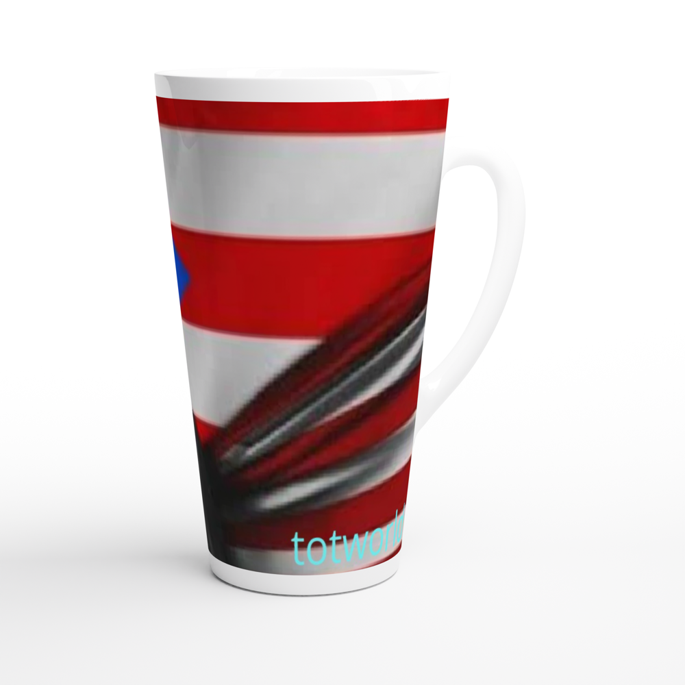 White Latte 17oz Ceramic Mug