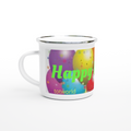 White 12oz Enamel Mug