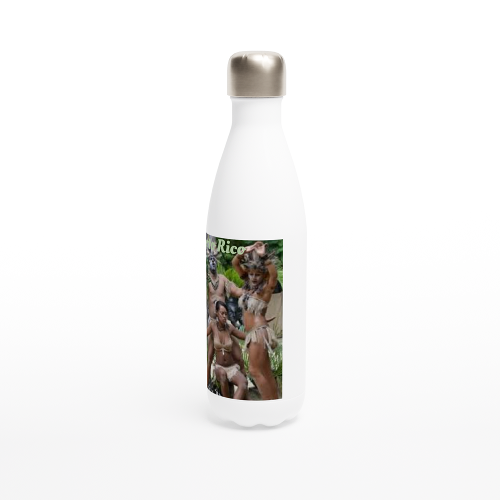 White 17oz Stainless Steel Water Bottle