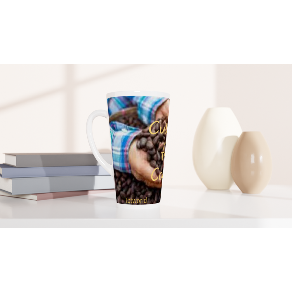 White Latte 17oz Ceramic Mug