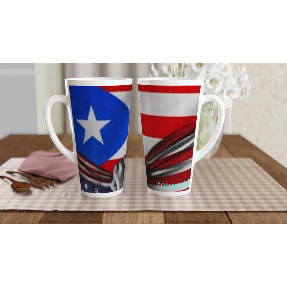 White Latte 17oz Ceramic Mug