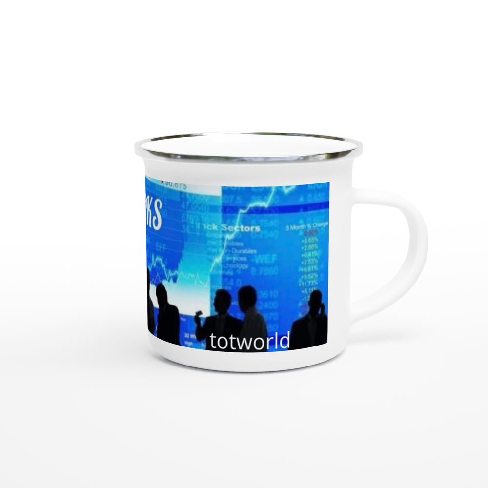 White 12oz Enamel Mug