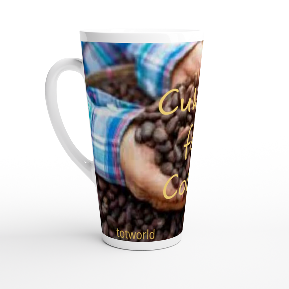 White Latte 17oz Ceramic Mug