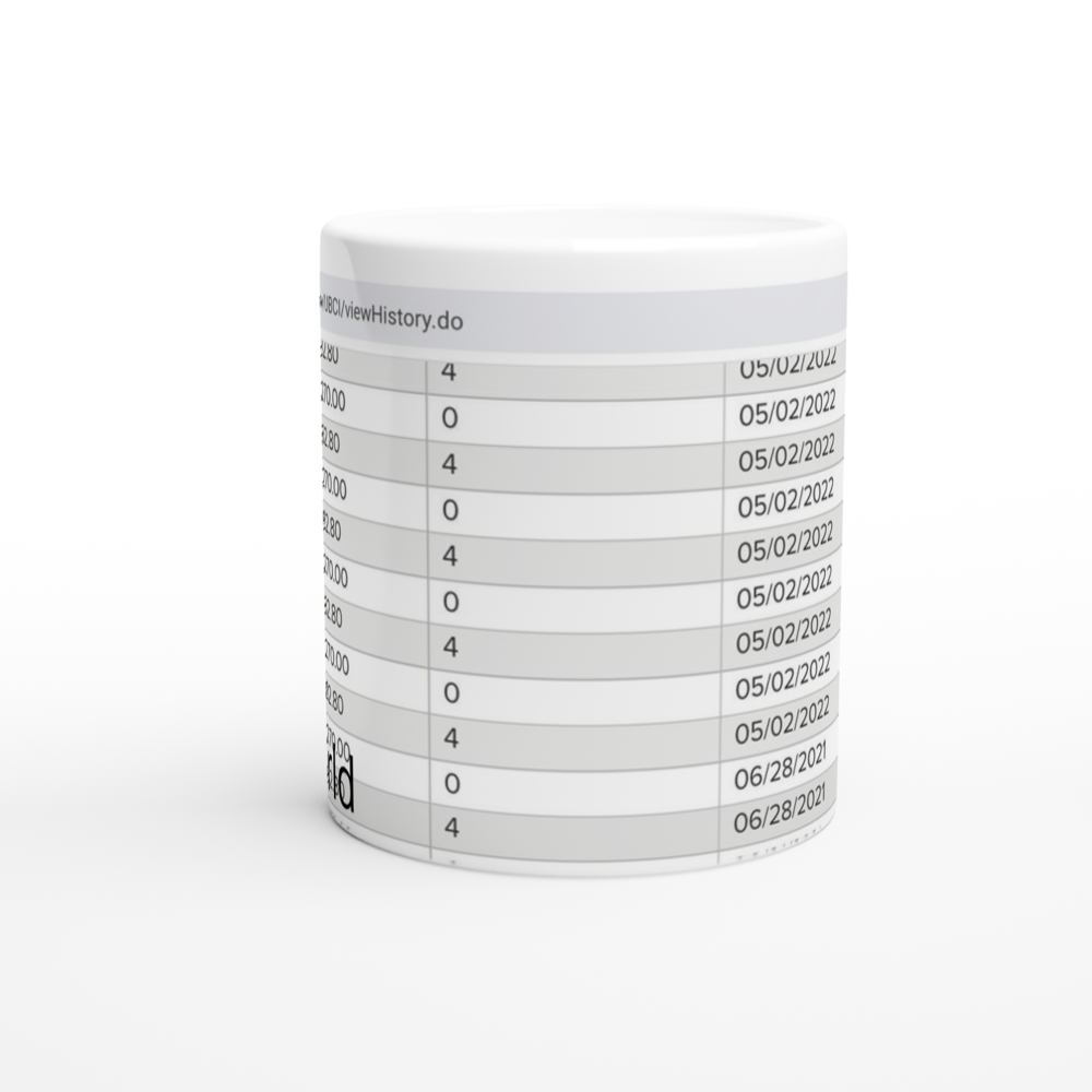White 11oz Ceramic Mug