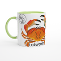 White 11oz Ceramic Mug with Color Inside