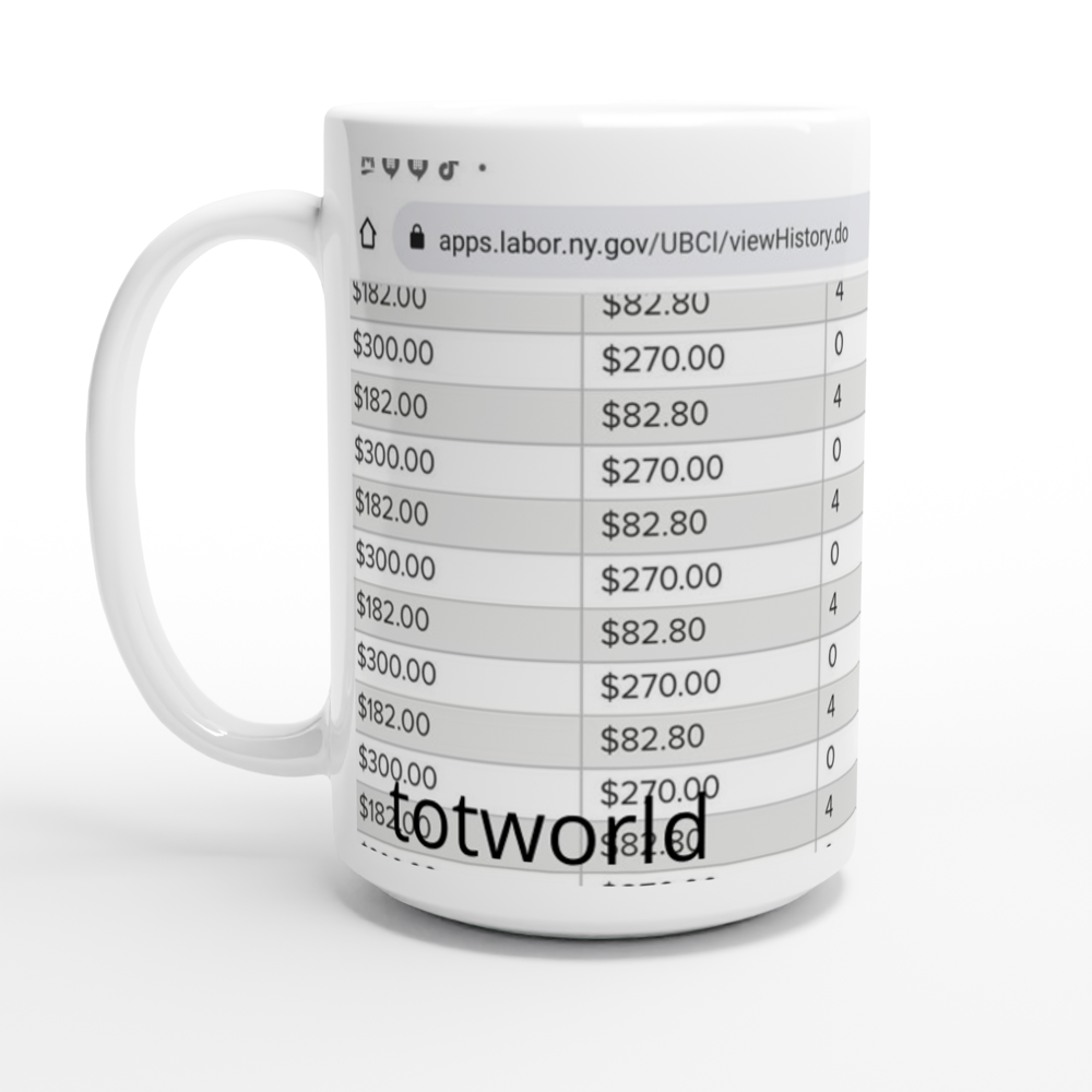 White 15oz Ceramic Mug