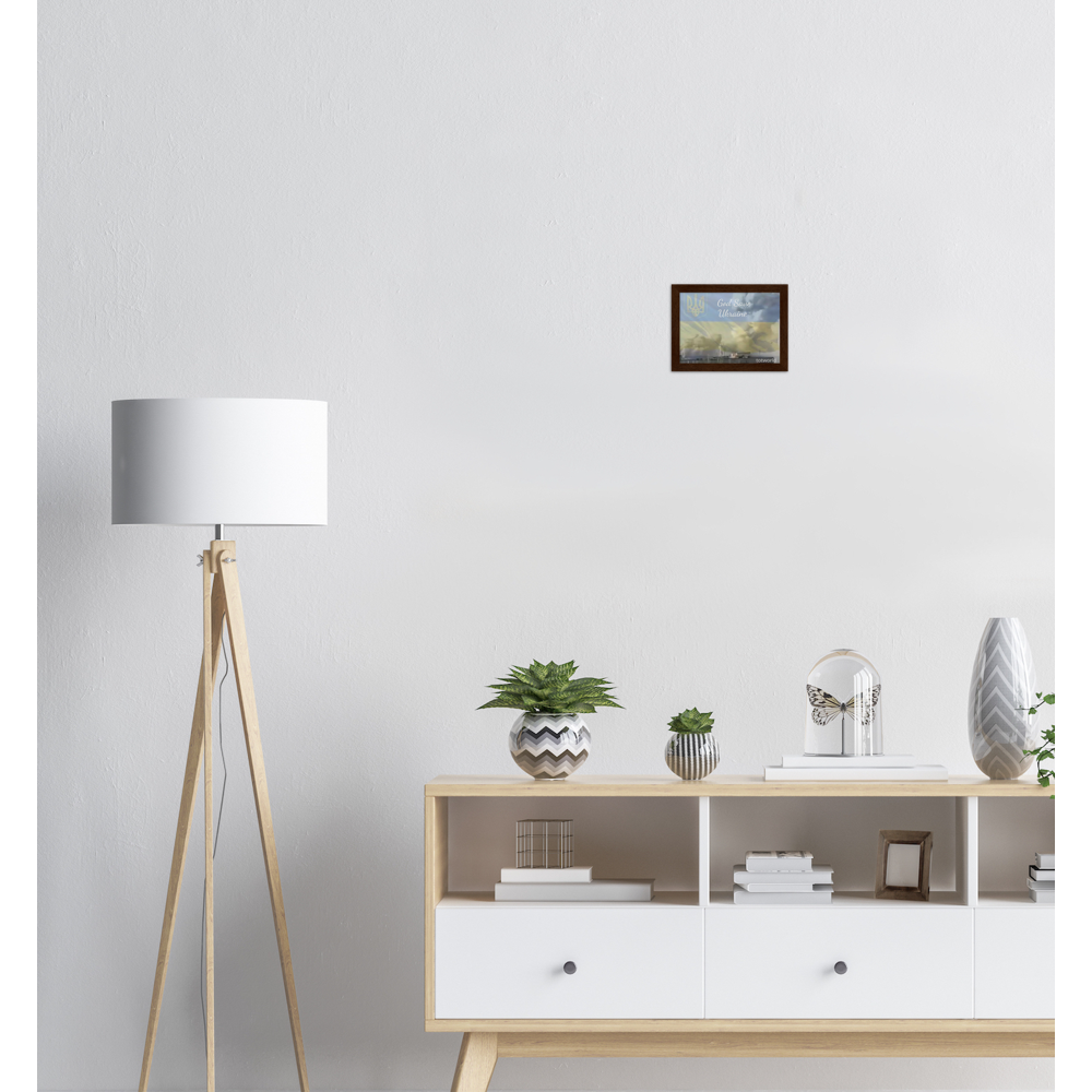 Archival Matte Paper Wooden Framed Poster