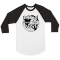 Unisex 3/4 sleeve Raglan T-shirt