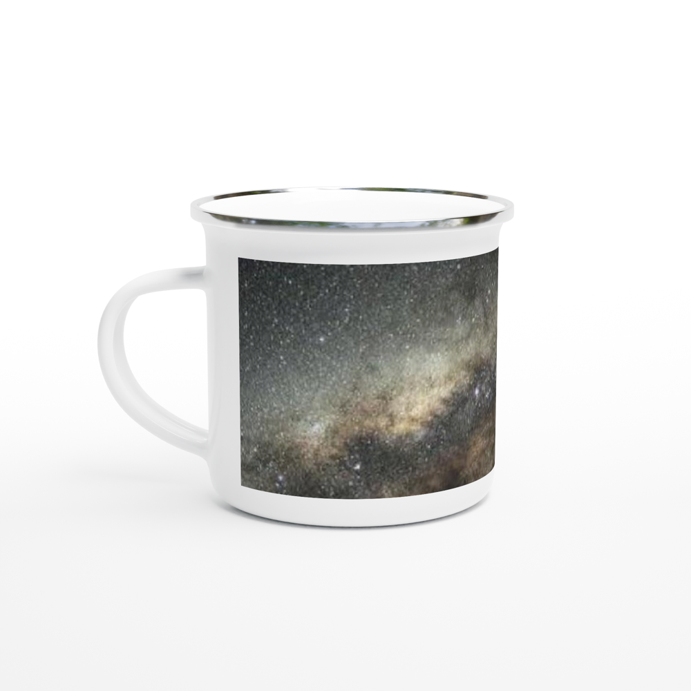White 12oz Enamel Mug